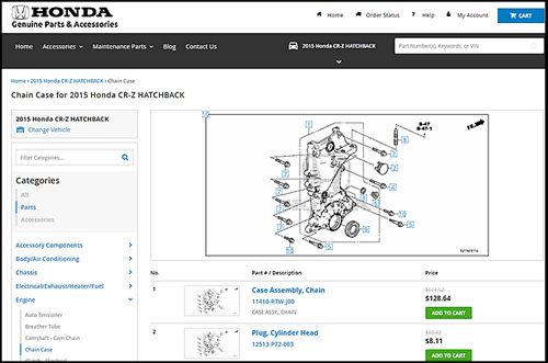 Honda Parts Online